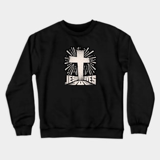 Jesus loves you - Christian saying Crewneck Sweatshirt